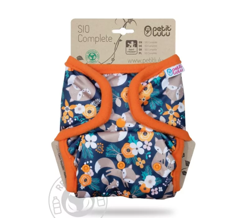 Petit Lulu Couche lavable TE2 SIO Évolutive 4-15kg Petit Lulu - Pressions